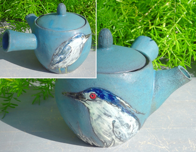 生徒作品　鳥文急須