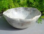 体験作品　粉引鉢