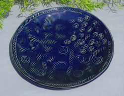 体験作品　押文皿