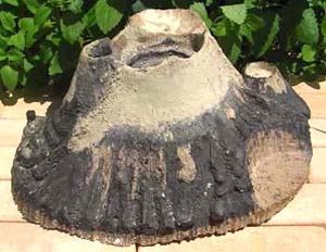 生徒作品/置物　火山島