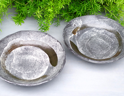 生徒作品　布目皿