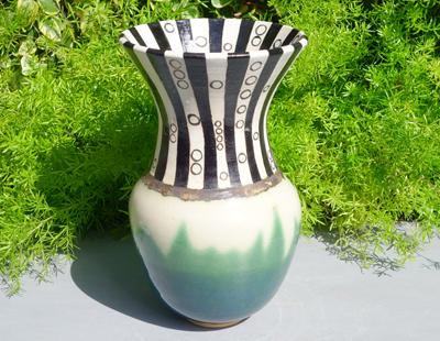 生徒作品　バブル文花器