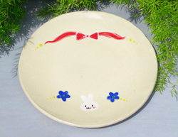 体験作品　絵付け皿