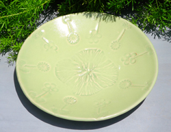 体験作品　押文皿