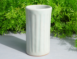 体験作品　しのぎ花器