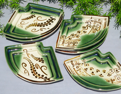 生徒作品　織部向付