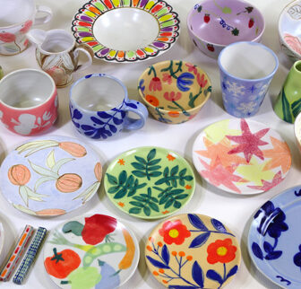 技法講座作品　釉上彩（イングレーズ）