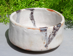 体験作品　絵志野抹茶碗